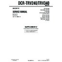 Sony DCR-TRV240, DCR-TRV340 (serv.man5) Service Manual