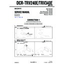 Sony DCR-TRV240E, DCR-TRV340E (serv.man10) Service Manual