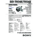 Sony DCR-TRV240E, DCR-TRV340E (serv.man4) Service Manual