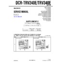 Sony DCR-TRV240E, DCR-TRV340E (serv.man7) Service Manual