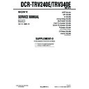 Sony DCR-TRV240E, DCR-TRV340E (serv.man9) Service Manual