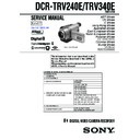 Sony DCR-TRV240E, DCR-TRV340E Service Manual