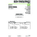 Sony DCR-TRV25, DCR-TRV27 (serv.man3) Service Manual