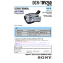 Sony DCR-TRV250 (serv.man2) Service Manual