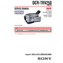 Sony DCR-TRV250 (serv.man3) Service Manual