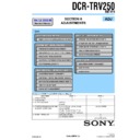 Sony DCR-TRV250 (serv.man4) Service Manual