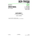 Sony DCR-TRV250 (serv.man6) Service Manual