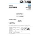 Sony DCR-TRV250 (serv.man9) Service Manual