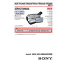 Sony DCR-TRV345E, DCR-TRV350, DCR-TRV351, DCR-TRV355E, DCR-TRV356E (serv.man3) Service Manual