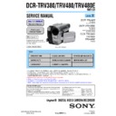 dcr-trv380, dcr-trv480, dcr-trv480e (serv.man2) service manual