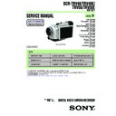 Sony DCR-TRV40, DCR-TRV40E, DCR-TRV50, DCR-TRV50E Service Manual