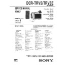 Sony DCR-TRV5, DCR-TRV5E Service Manual