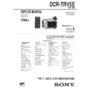 Sony DCR-TRV5E Service Manual