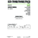 Sony DCR-TRV60, DCR-TRV60E, DCR-TRV70 (serv.man8) Service Manual