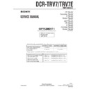 dcr-trv7, dcr-trv7e (serv.man2) service manual