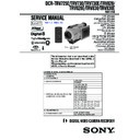 Sony DCR-TRV725E, DCR-TRV730, DCR-TRV730E, DCR-TRV828, DCR-TRV828E, DCR-TRV830, DCR-TRV830E Service Manual