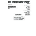 Sony DCR-TRV820, DCR-TRV820E, DCR-TRV820P (serv.man2) Service Manual