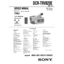 Sony DCR-TRV820E (serv.man2) Service Manual