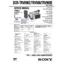Sony DCR-TRV890E, DCR-TRV900, DCR-TRV900E Service Manual