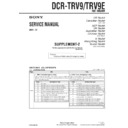 Sony DCR-TRV9, DCR-TRV9E (serv.man3) Service Manual