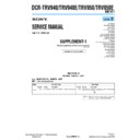 Sony DCR-TRV940, DCR-TRV940E, DCR-TRV950, DCR-TRV950E (serv.man6) Service Manual