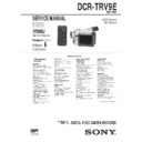 Sony DCR-TRV9E Service Manual