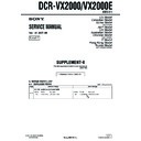Sony DCR-VX2000, DCR-VX2000E (serv.man5) Service Manual
