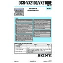 Sony DCR-VX2100, DCR-VX2100E (serv.man4) Service Manual