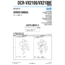 Sony DCR-VX2100, DCR-VX2100E (serv.man5) Service Manual