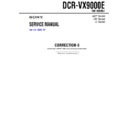 Sony DCR-VX9000E (serv.man7) Service Manual