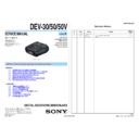 Sony DEV-30, DEV-50, DEV-50V (serv.man2) Service Manual