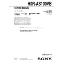 hdr-as100vb service manual