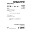 hdr-as200vr service manual