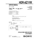 hdr-az1vw service manual