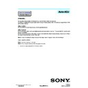 Sony HDR-CX100, HDR-CX100E, HDR-CX105E, HDR-CX106E, HDR-CX120 (serv.man3) Service Manual