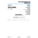 Sony HDR-CX100, HDR-CX100E, HDR-CX105E, HDR-CX106E, HDR-CX120 (serv.man5) Service Manual
