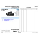 Sony HDR-CX240, HDR-CX240E, HDR-PJ240, HDR-PJ240E, HDR-PJ270, HDR-PJ270E, HDR-PJ275 (serv.man2) Service Manual