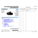 Sony HDR-CX530E, HDR-CX535, HDR-CX610E, HDR-PJ530E, HDR-PJ540, HDR-PJ540E, HDR-PJ610E (serv.man2) Service Manual