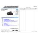 Sony HDR-CX630V, HDR-PJ630V, HDR-PJ650E, HDR-PJ650V, HDR-PJ650VE, HDR-PJ660, HDR-PJ660E, HDR-PJ660V, HDR-PJ660VE (serv.man2) Service Manual