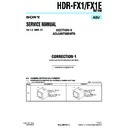 hdr-fx1, hdr-fx1e (serv.man10) service manual