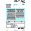 Sony HDR-FX1, HDR-FX1E (serv.man3) Service Manual