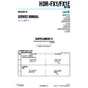 hdr-fx1, hdr-fx1e (serv.man5) service manual