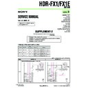 hdr-fx1, hdr-fx1e (serv.man6) service manual