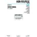 hdr-fx1, hdr-fx1e (serv.man7) service manual