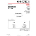 Sony HDR-FX7, HDR-FX7E (serv.man9) Service Manual