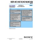 Sony HDR-HC1, HDR-HC1E, HDR-HC1EK, HDR-HC1K (serv.man4) Service Manual