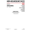 hdr-hc5, hdr-hc5e, hdr-hc7, hdr-hc7e (serv.man8) service manual
