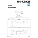 hdr-hc9, hdr-hc9e (serv.man6) service manual