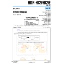 hdr-hc9, hdr-hc9e (serv.man7) service manual