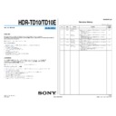 Sony HDR-TD10, HDR-TD10E (serv.man3) Service Manual